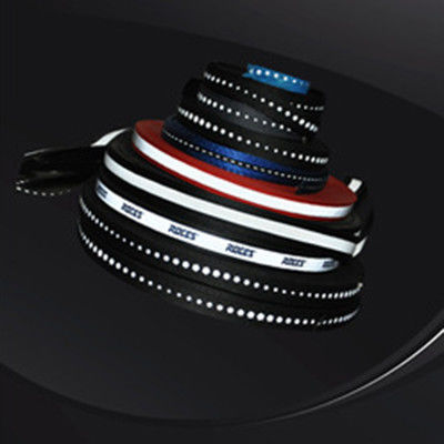 White Red Reflective Webbing Nylon Waterproof Fluorescent Tape For Clothing Self Adhesive