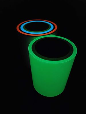 Anti Slip Luminous Adhesive Tape Green Marking PET Film Retro Reflectivity Pavement