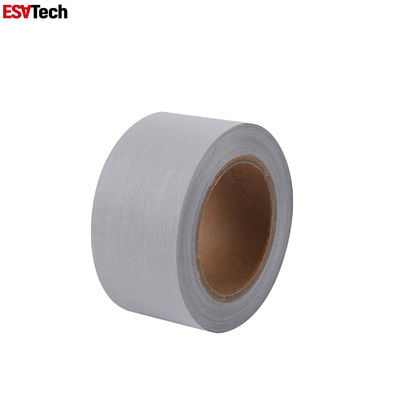 EN20471 High Visible T/C Backing Silver Reflective Fabric For Safety Clothing Outwear Jacket
